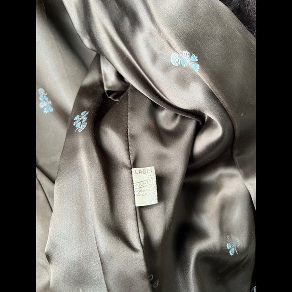 Vintage Faux Fur Brown Winter Coat small - medium - Picture 7 of 8